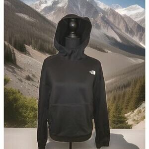 The North Face Canyonlands Pullover Cropped Hoodie Black Womens Large EUC